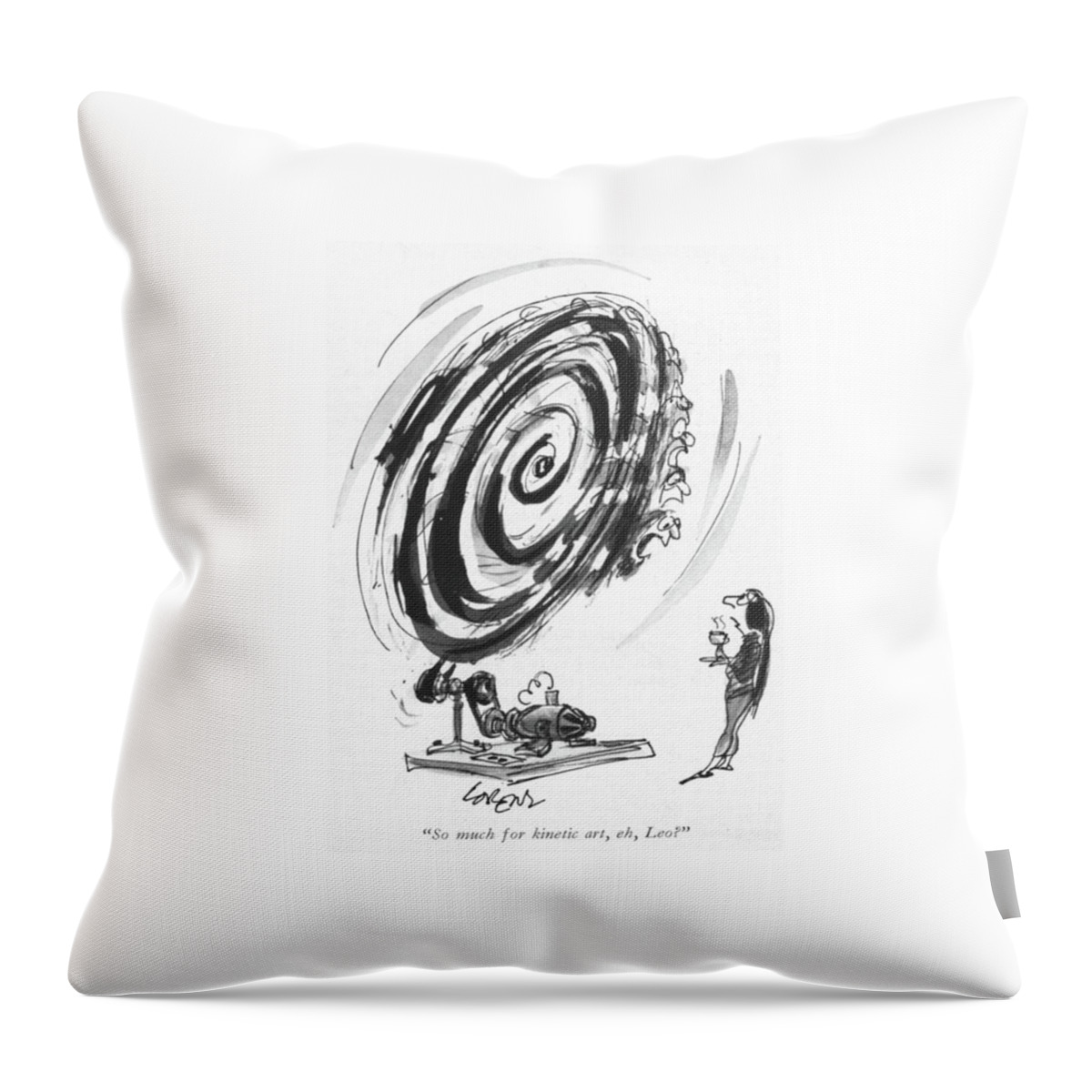So Much For Kinetic Art Throw Pillow