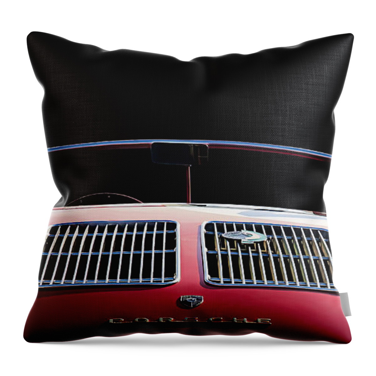 Vintage Throw Pillow featuring the digital art Spyder Red by Douglas Pittman
