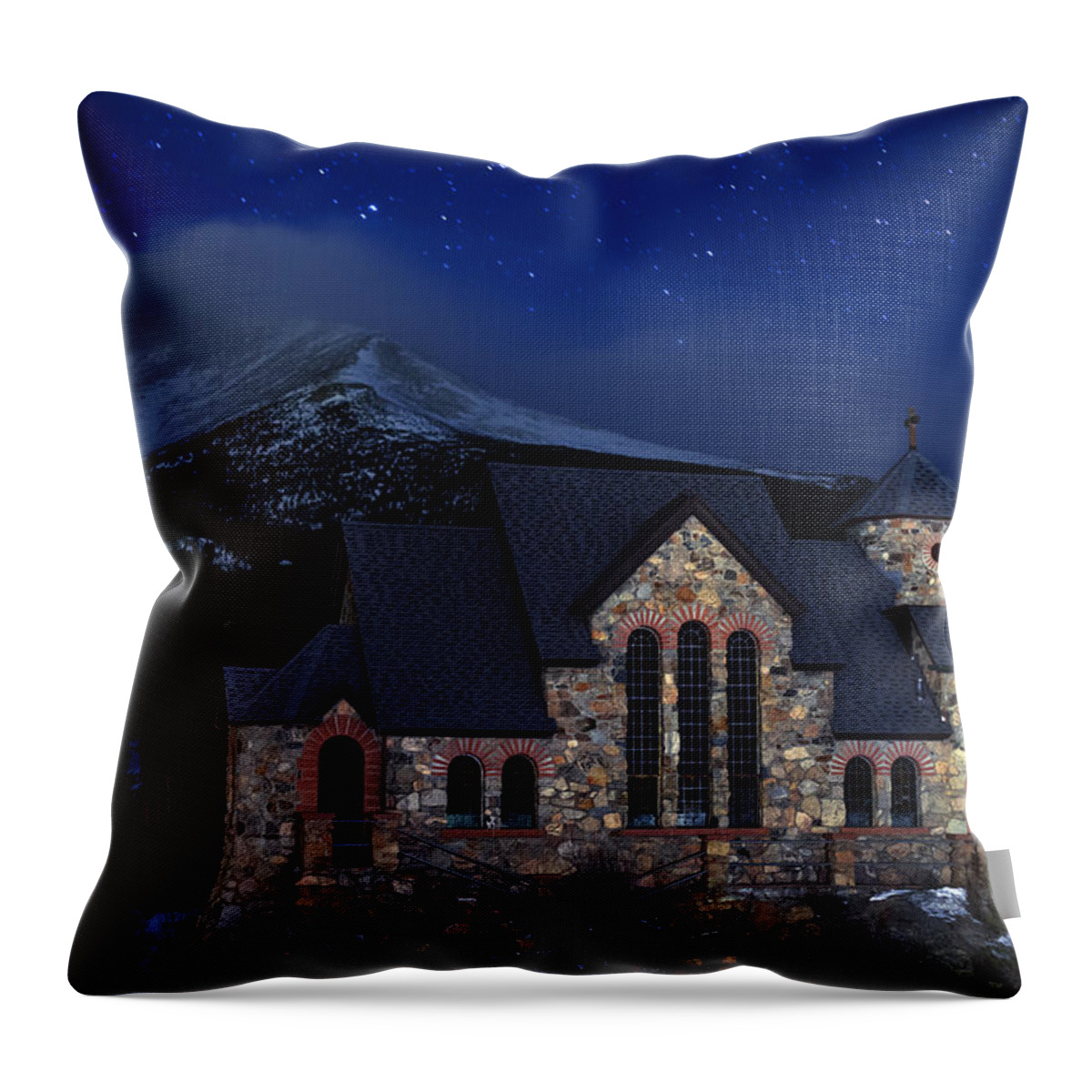 St. Malo Throw Pillow featuring the photograph St. Malo Nights by Darren White