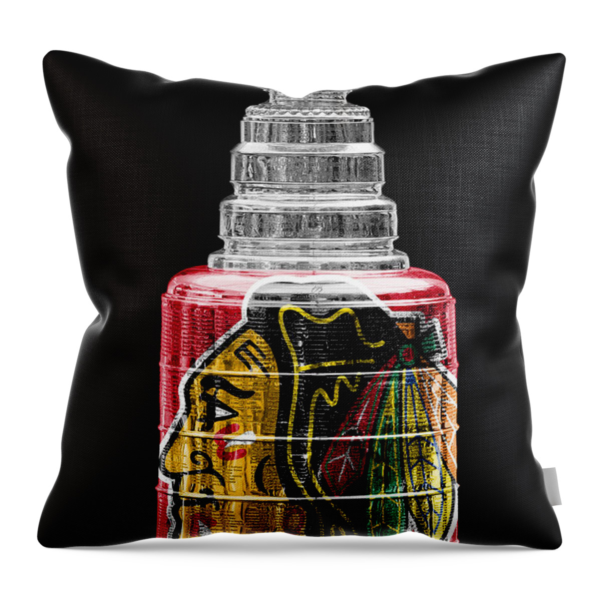 Hockey Throw Pillow featuring the photograph Stanley Cup 6 by Andrew Fare