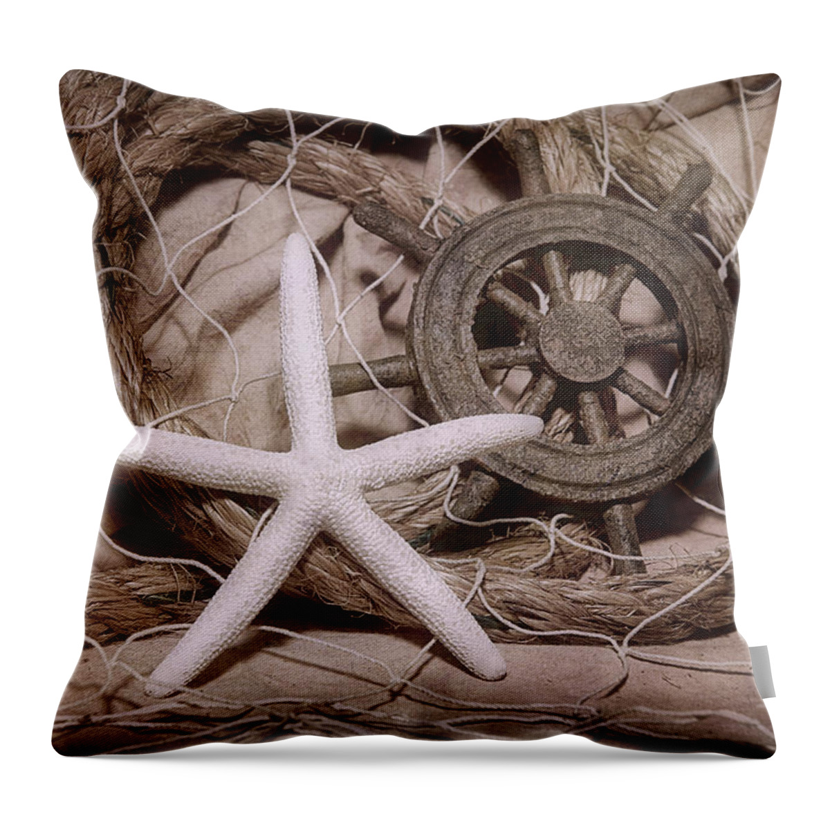 Boating Throw Pillow featuring the photograph Starfish Still Life by Tom Mc Nemar