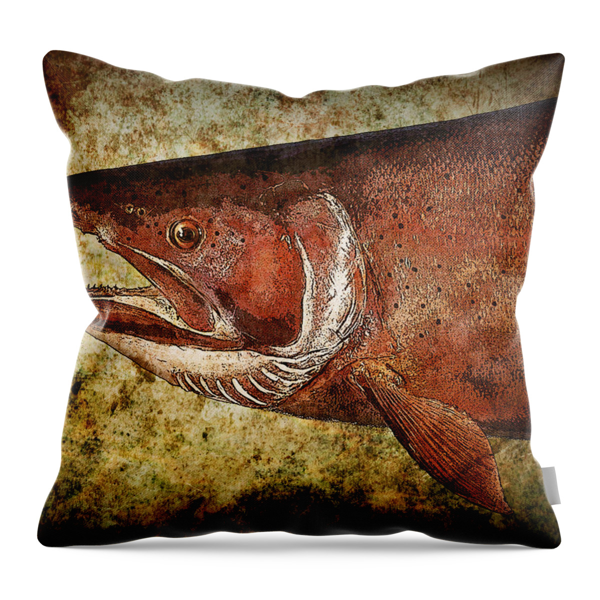 Art Throw Pillow featuring the photograph Steelhead Trout by Randall Nyhof