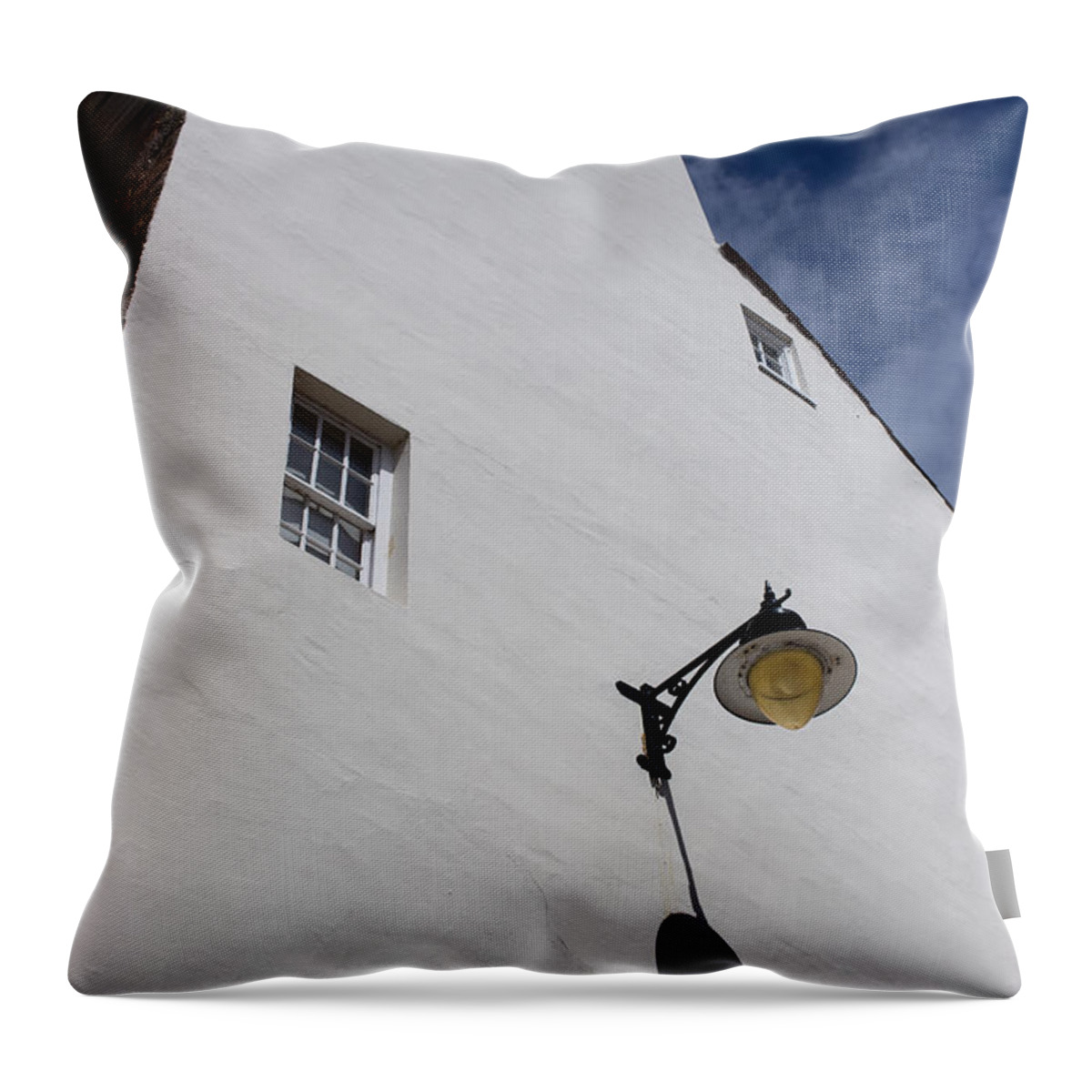 Street Lamp Throw Pillow featuring the photograph Street Lamp by Nigel R Bell