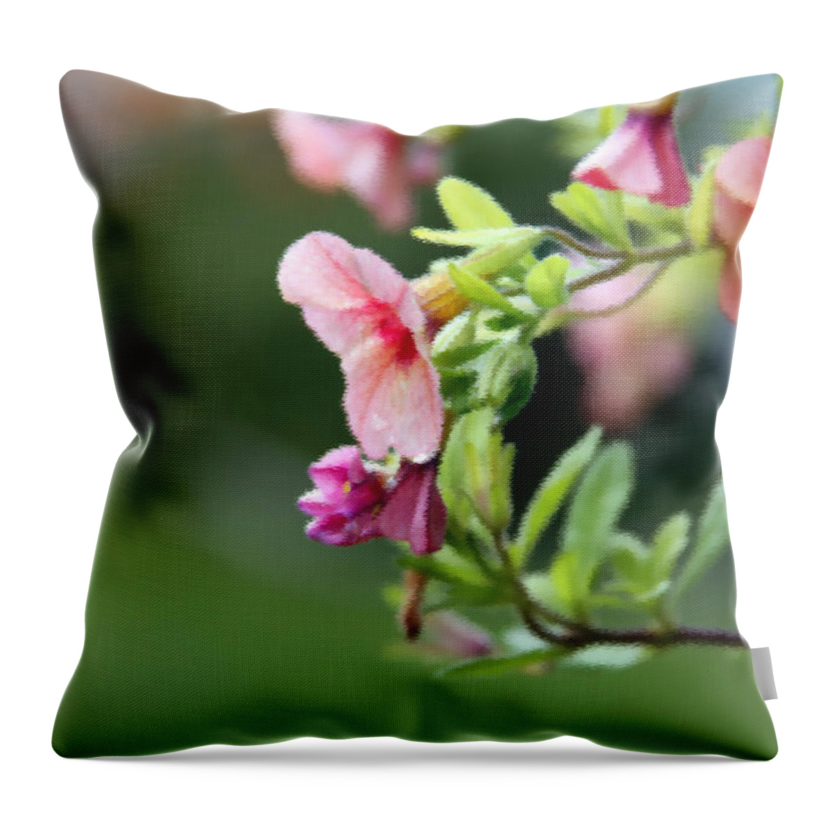 Flowers Throw Pillow featuring the photograph Summer Flowers by Jackson Pearson