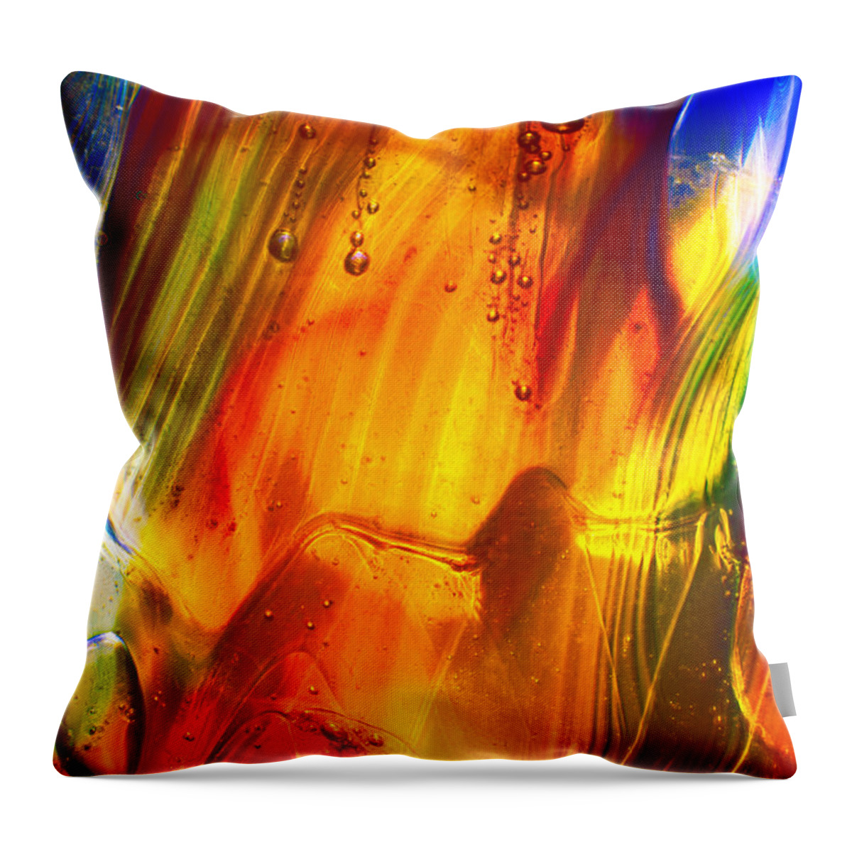 Abstract Throw Pillow featuring the photograph Sunrise by Omaste Witkowski