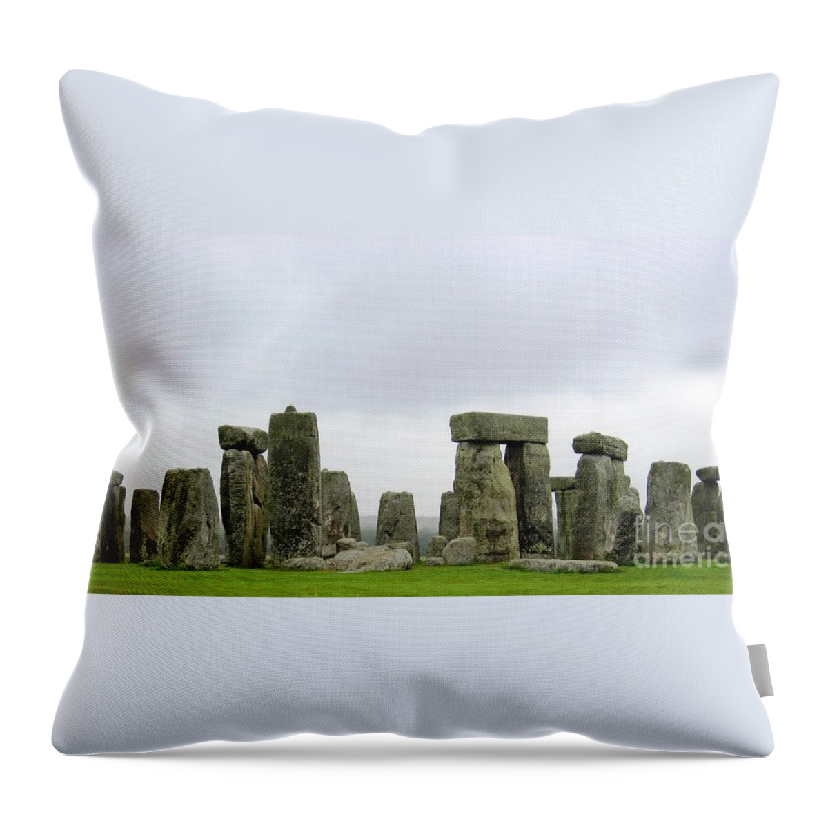 Stonehenge Throw Pillow featuring the photograph The Circle by Denise Railey