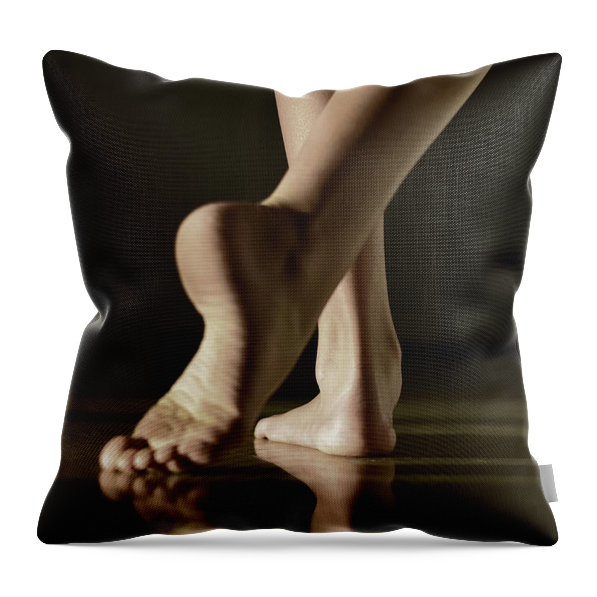 Dancer Art Throw Pillow featuring the photograph The Dance by Laura Fasulo
