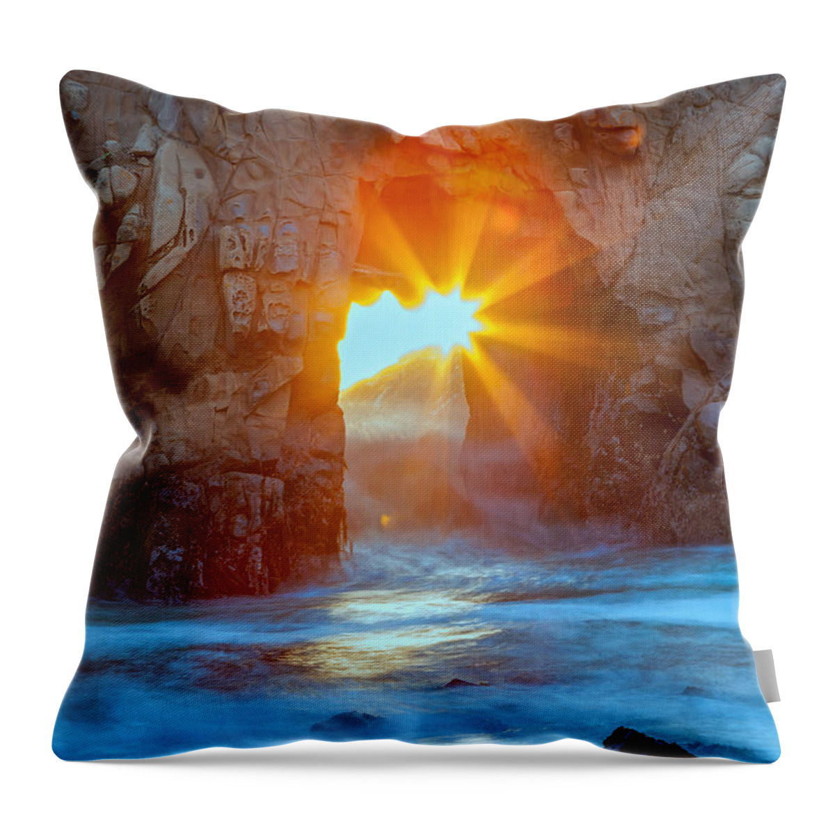 Landscape Throw Pillow featuring the photograph The Shining Star by Jonathan Nguyen