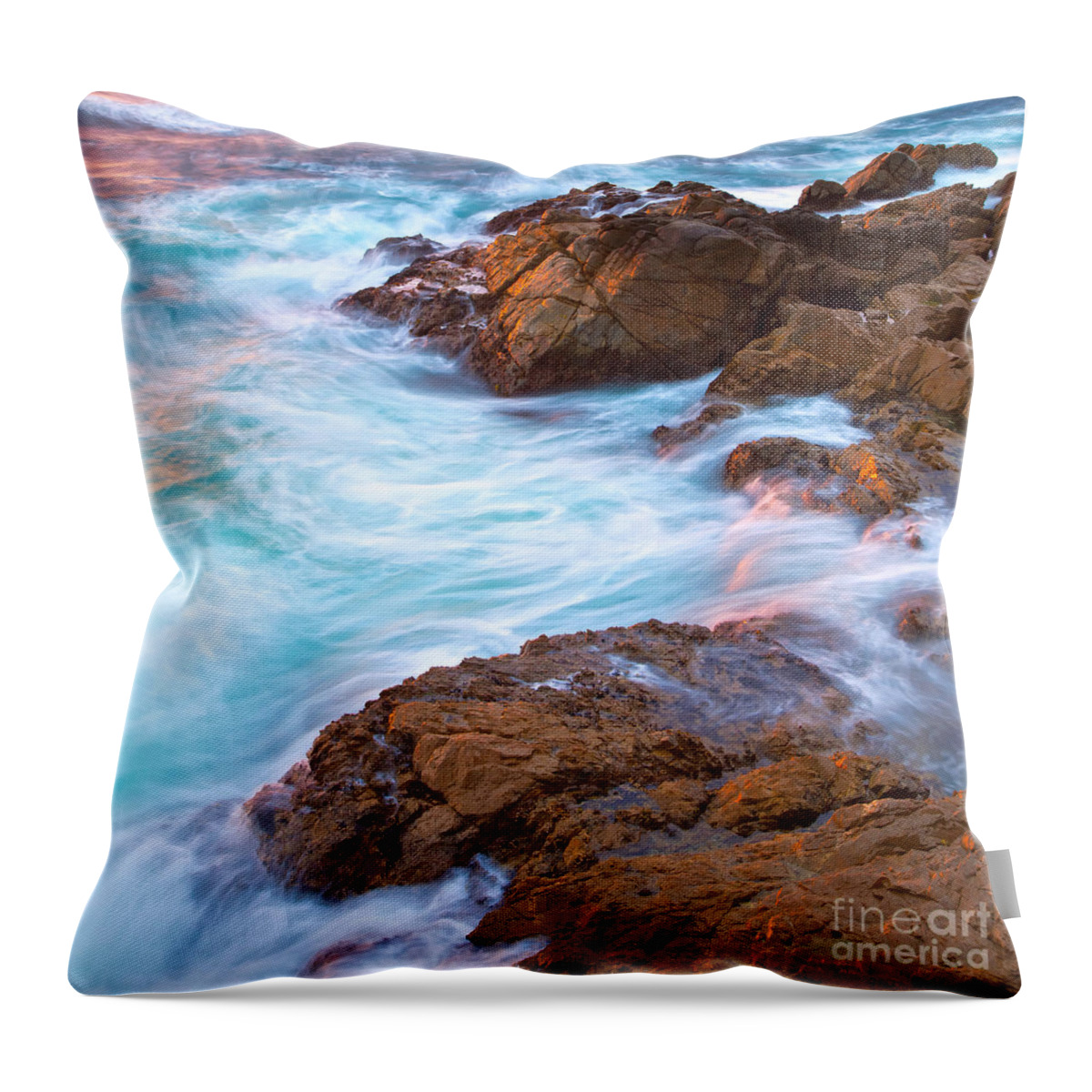 American Landscapes Throw Pillow featuring the photograph The Wave by Jonathan Nguyen
