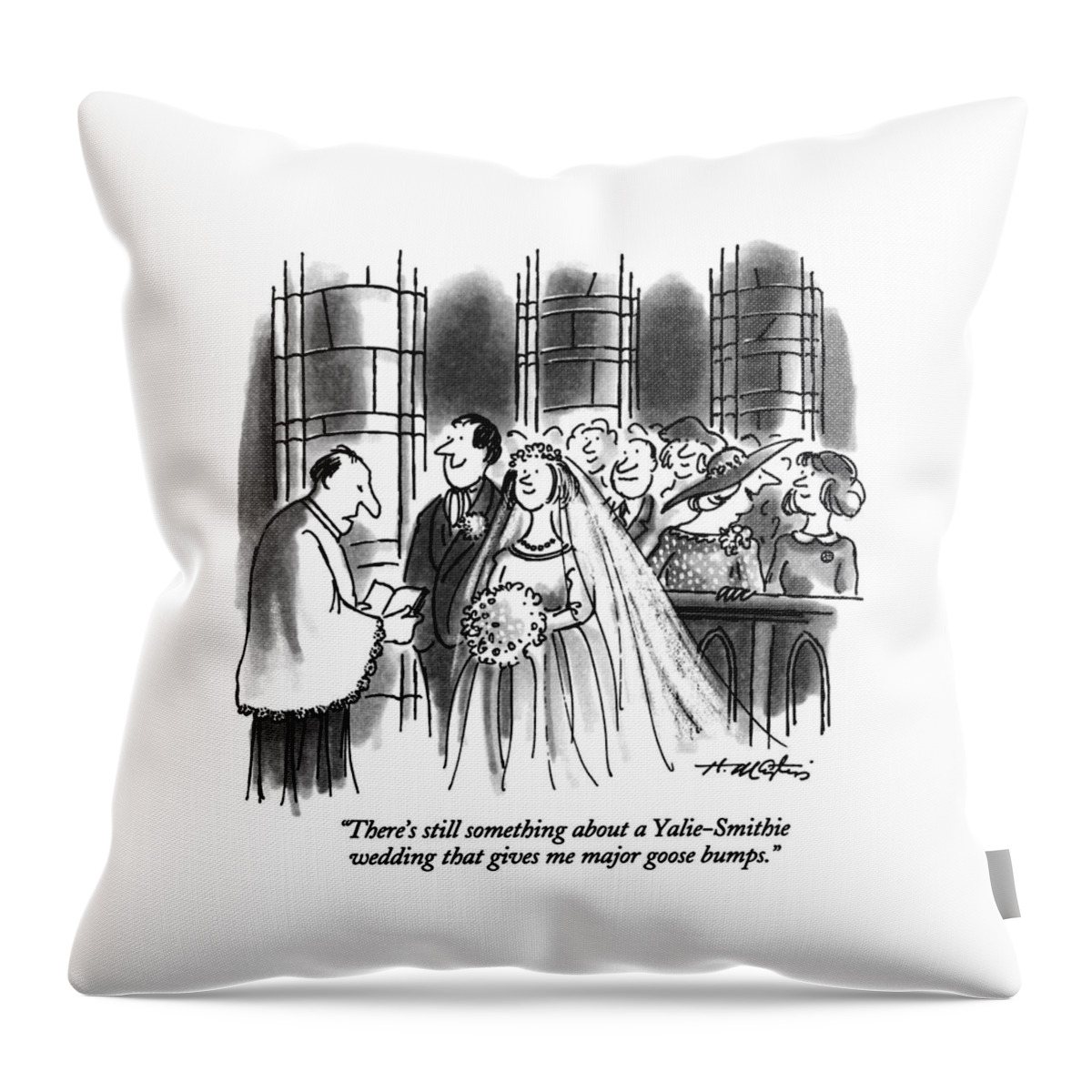 There's Still Something About A Yalie-smithie Throw Pillow