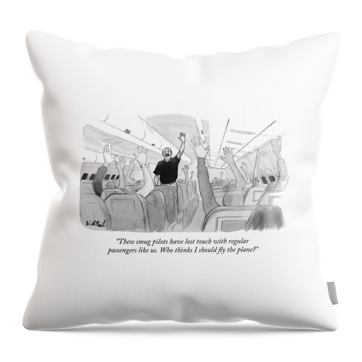 These Smug Pilots Have Lost Touch With Regular Throw Pillow