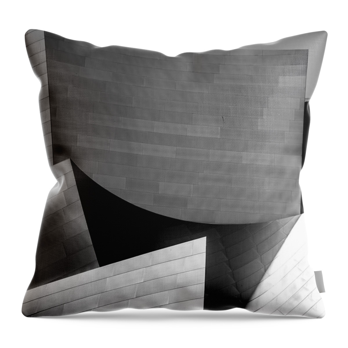 Los Angeles Throw Pillow featuring the photograph Three Points by Az Jackson