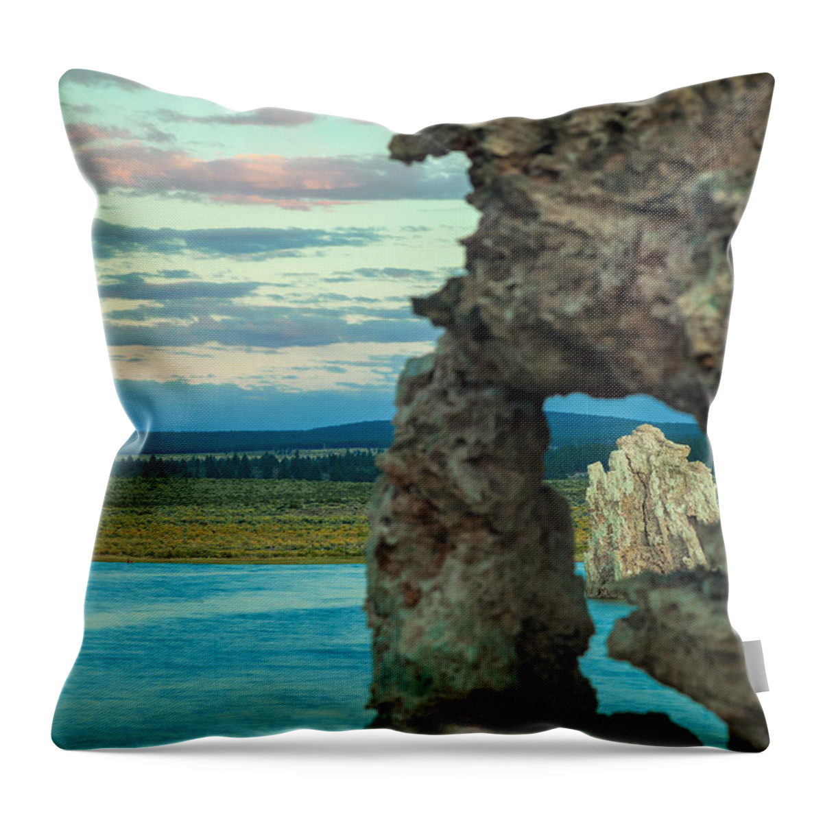 Landscape Throw Pillow featuring the photograph Through A Wormhole by Jonathan Nguyen