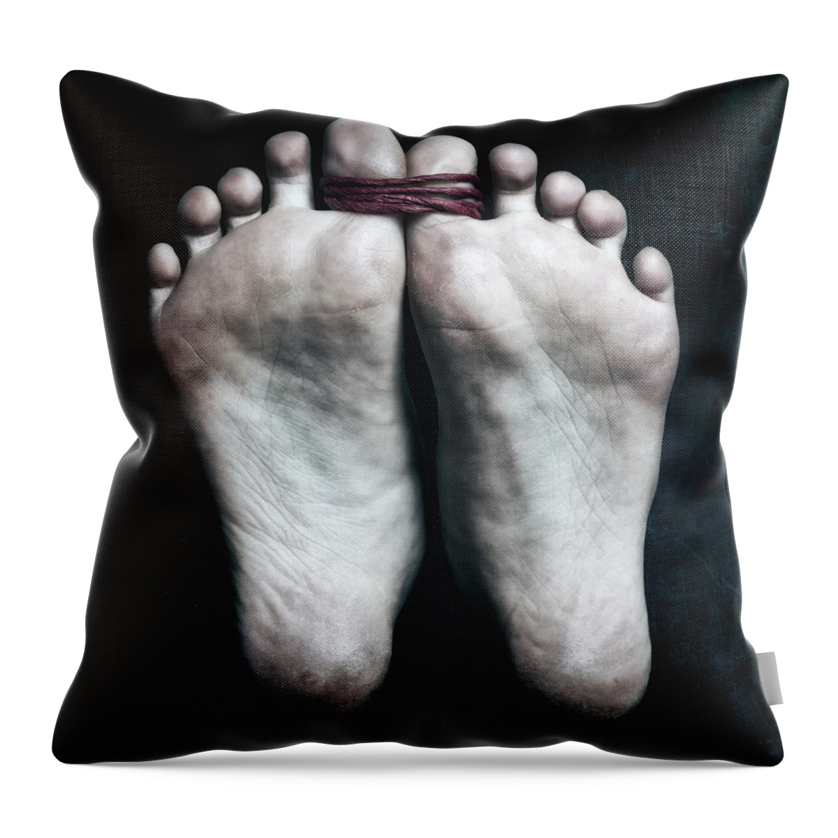https://render.fineartamerica.com/images/rendered/default/throw-pillow/images-medium-5/tied-big-toes-joana-kruse.jpg?&targetx=0&targety=0&imagewidth=478&imageheight=478&modelwidth=479&modelheight=479&backgroundcolor=040C0E&orientation=0&producttype=throwpillow-14-14