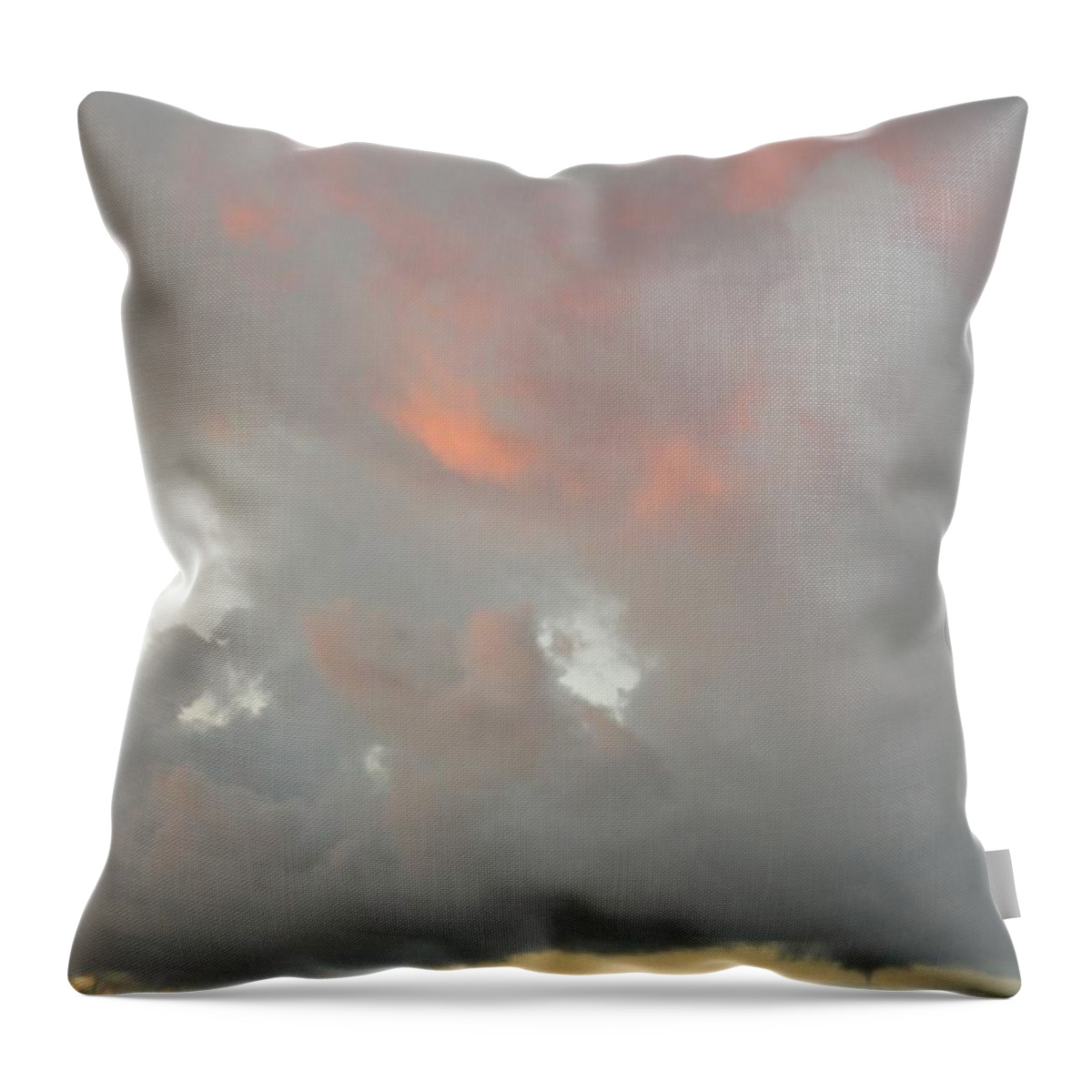 Tornado Throw Pillow featuring the photograph Tornado Starting by Gallery Of Hope 