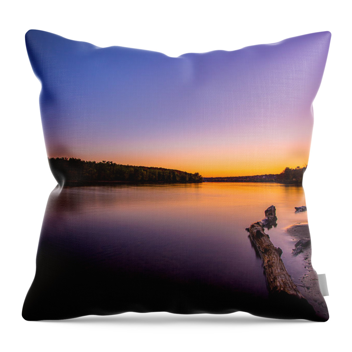 Stillwater Throw Pillow featuring the photograph Tranquility by Adam Mateo Fierro