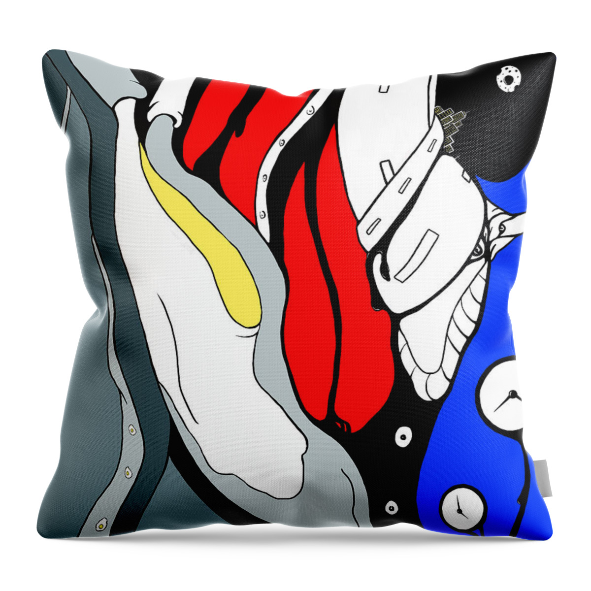 Eggs Throw Pillow featuring the digital art Transition by Craig Tilley