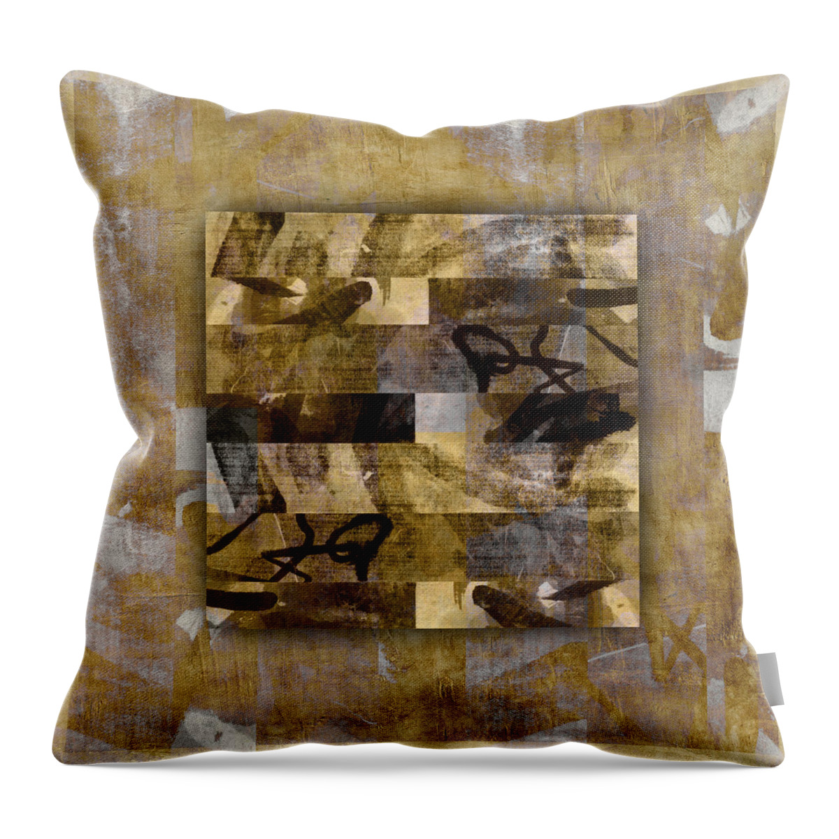 Tropical Throw Pillow featuring the photograph Tropical Panel Number Four by Carol Leigh