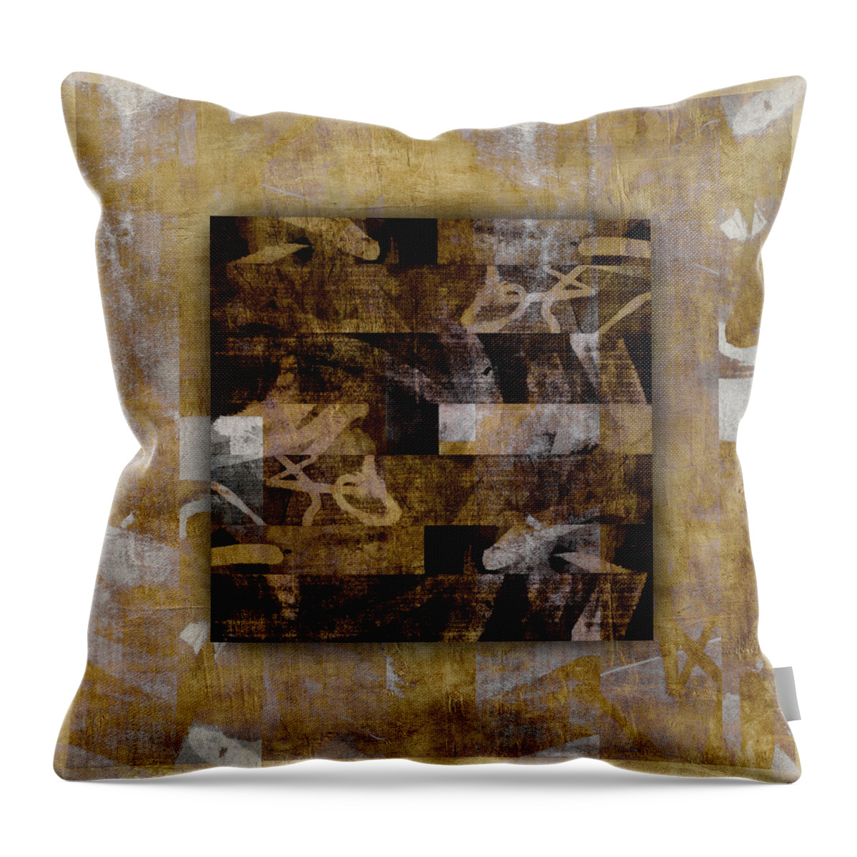 Tropical Throw Pillow featuring the photograph Tropical Panel Number Three by Carol Leigh