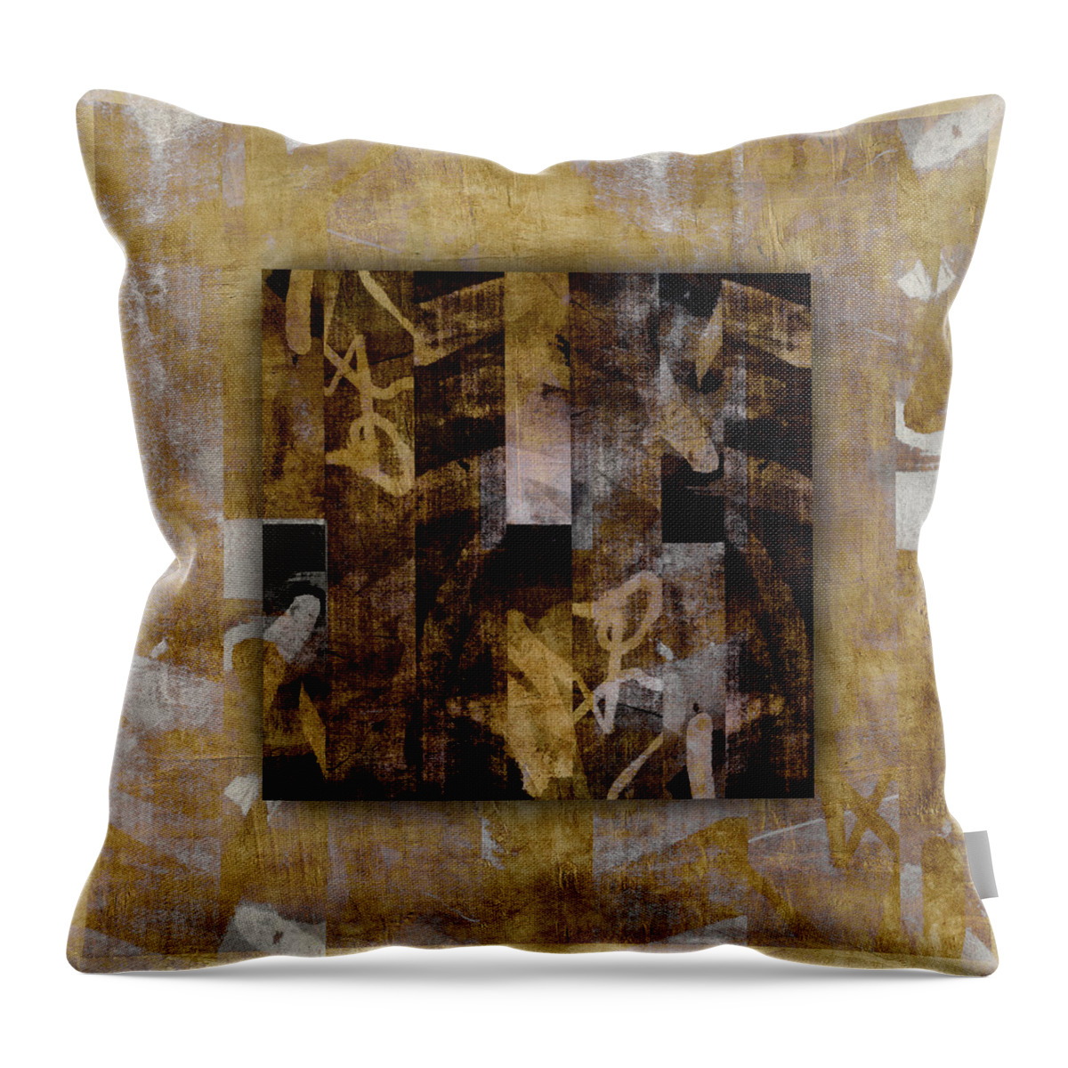 Tropical Throw Pillow featuring the photograph Tropical Panel Number Two by Carol Leigh