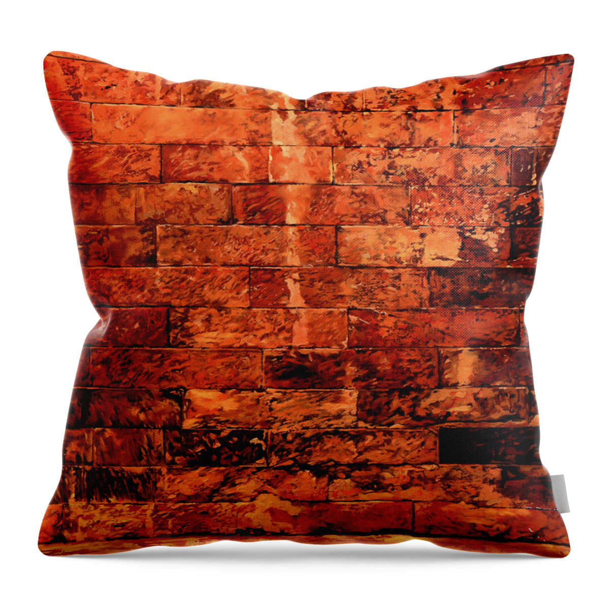 Wall Throw Pillow featuring the painting Un Po' Per Ridere by Guido Borelli