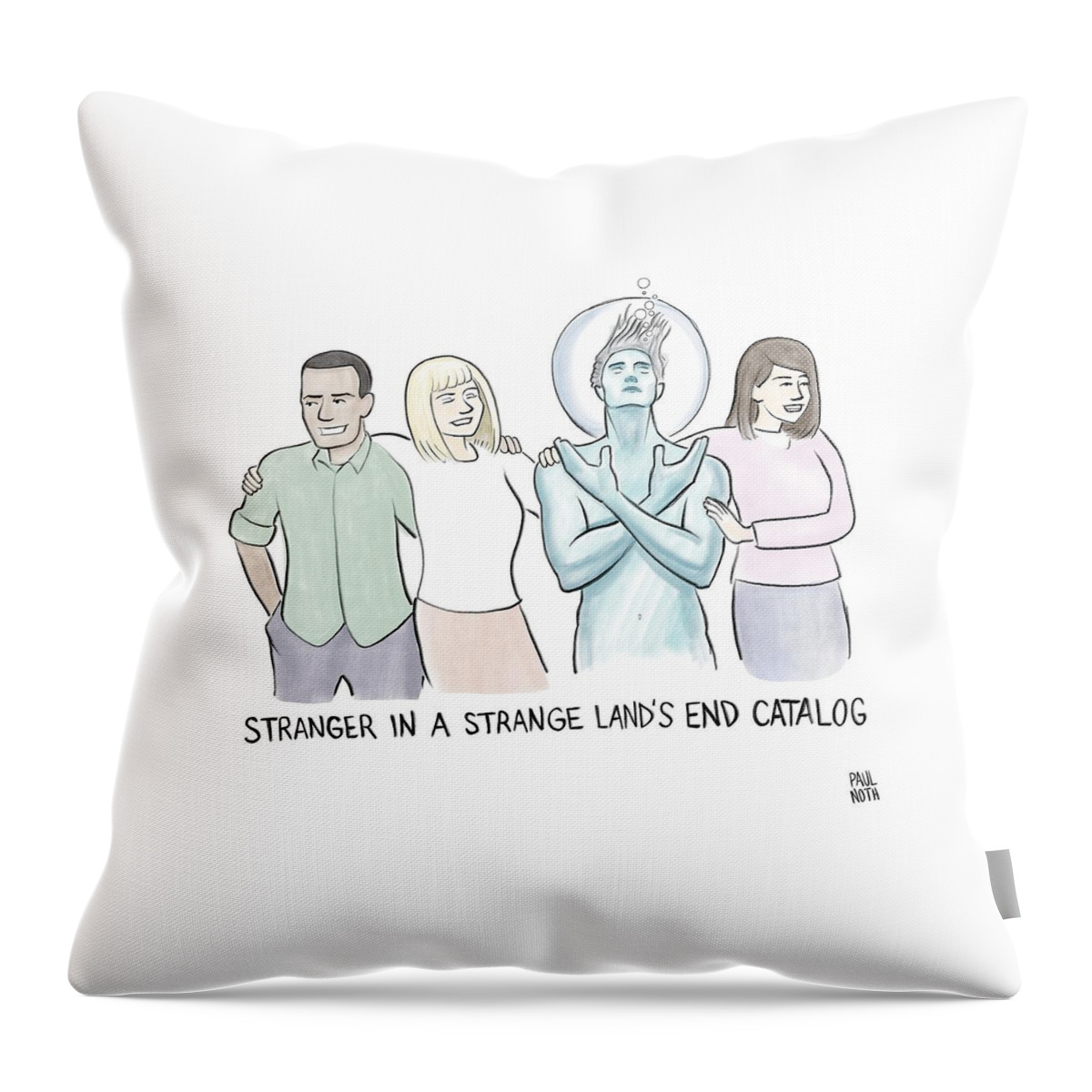 New Yorker January 9th, 2017 Throw Pillow