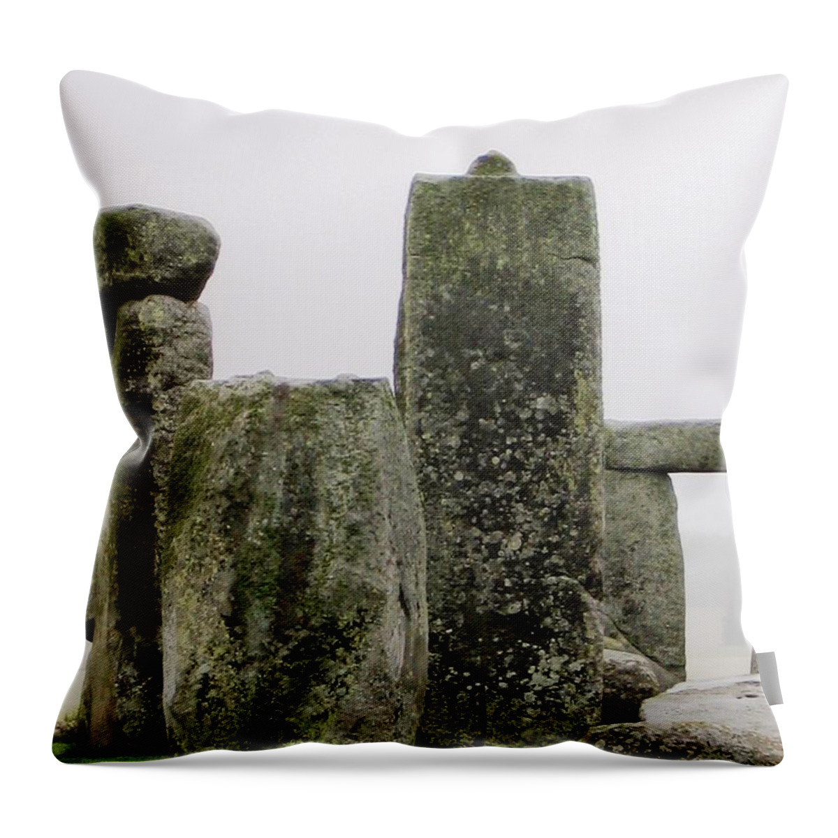 Stonehenge Throw Pillow featuring the photograph Upright by Denise Railey