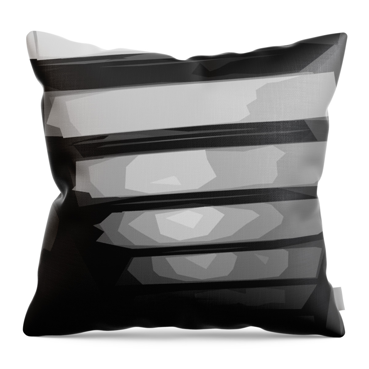 Black Throw Pillow featuring the photograph Upside Down Staircase by Michelle Hoffmann