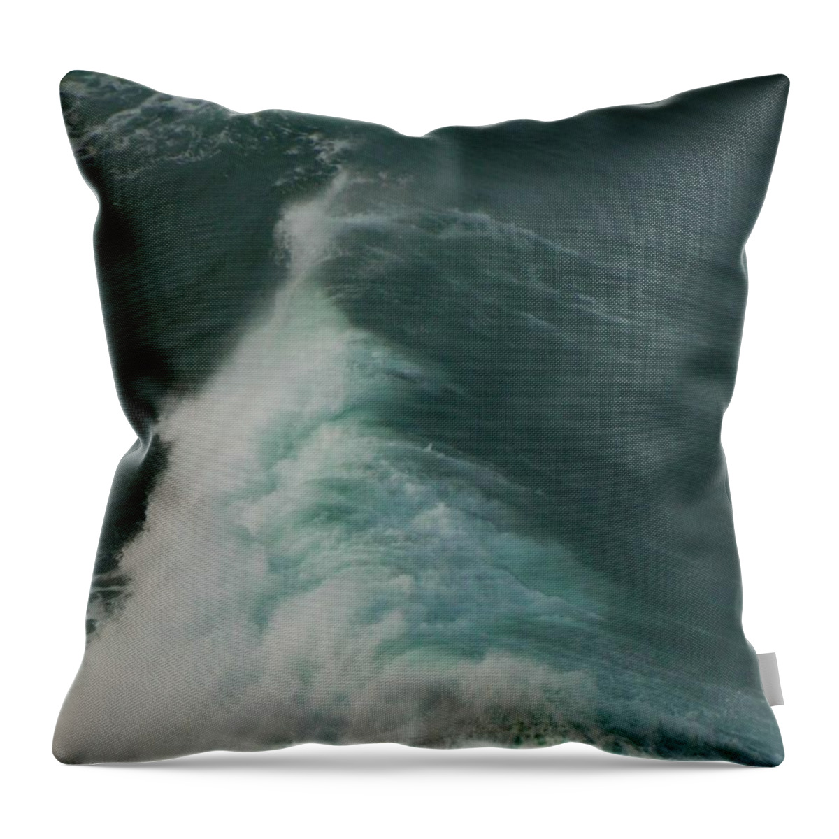Waves Throw Pillow featuring the photograph Wave by Gallery Of Hope 