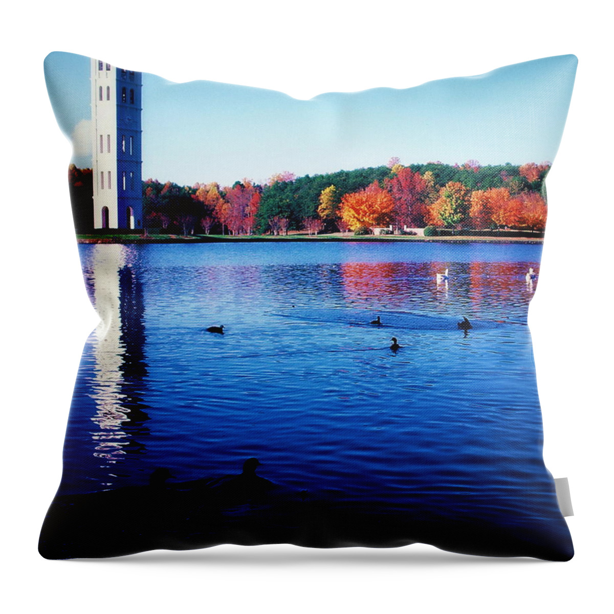 Fine Art Throw Pillow featuring the While Listening To Vivaldi by Rodney Lee Williams