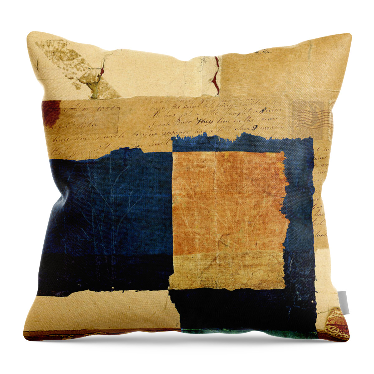 Winter Throw Pillow featuring the photograph Winter and Fall by Carol Leigh