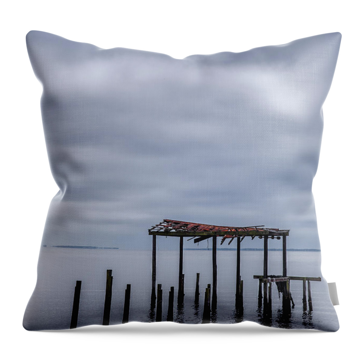 Acrylic Throw Pillow featuring the photograph Won't Let Go by Jon Glaser
