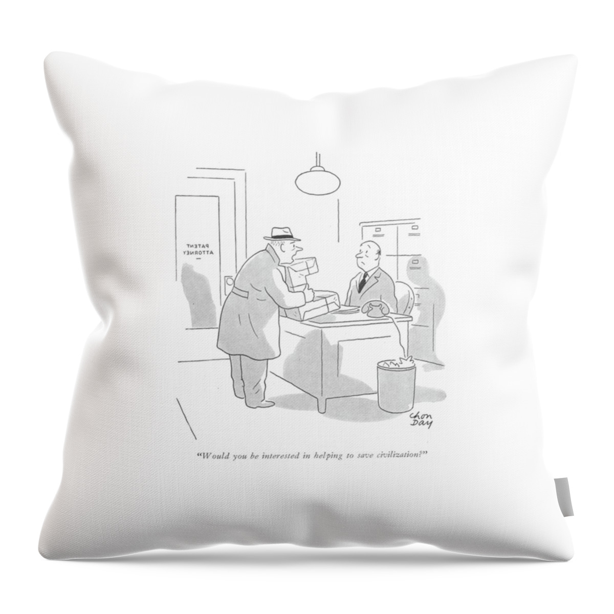 Would You Be Interested In Helping To Save Throw Pillow