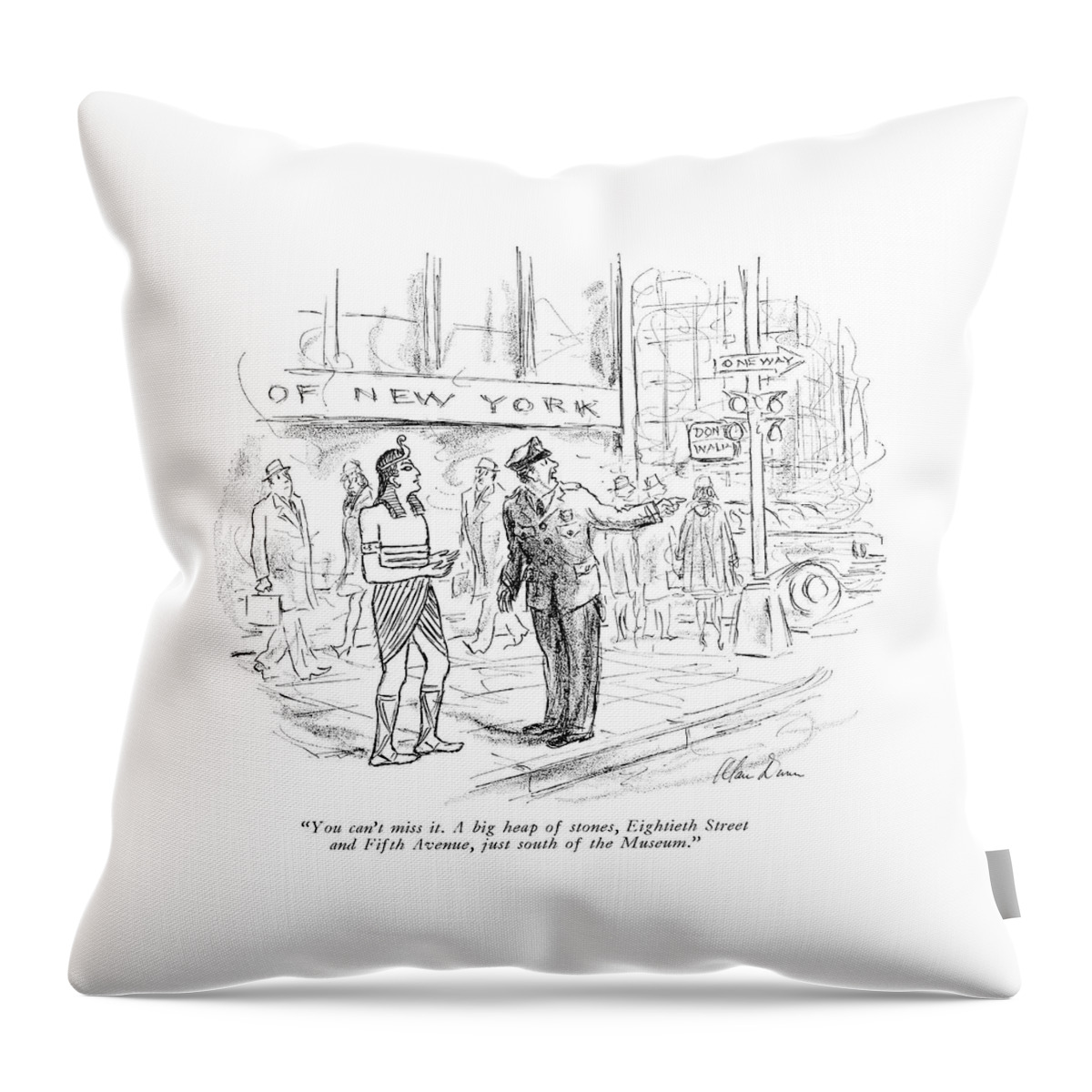 You Can't Miss It. A Big Heap Of Stones Throw Pillow