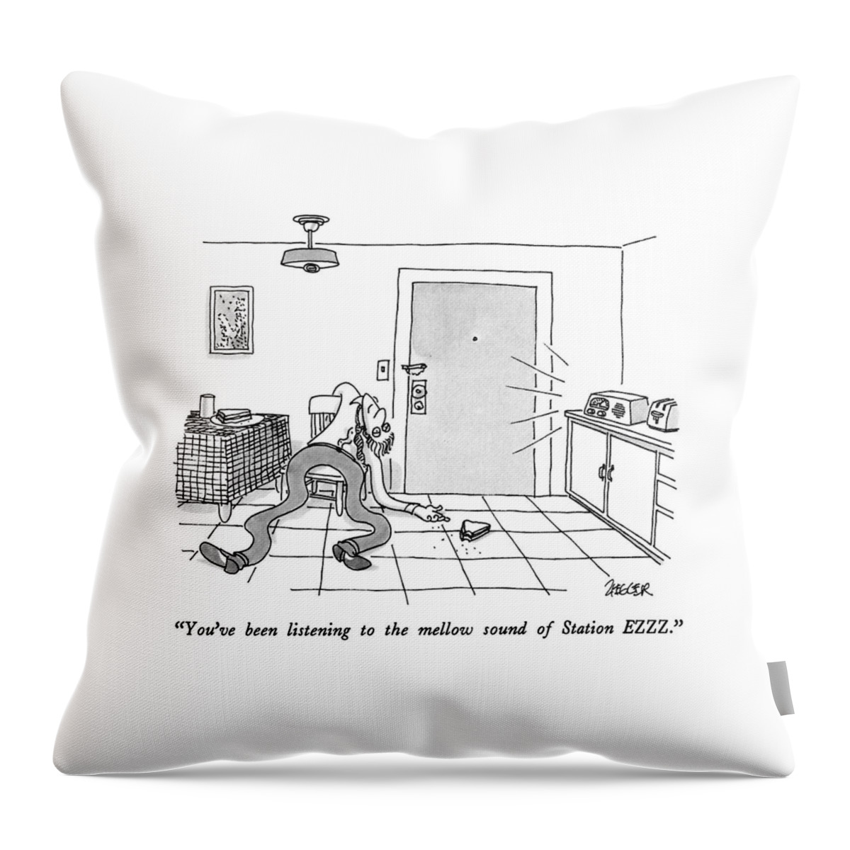 You've Been Listening To The Mellow Sound Throw Pillow
