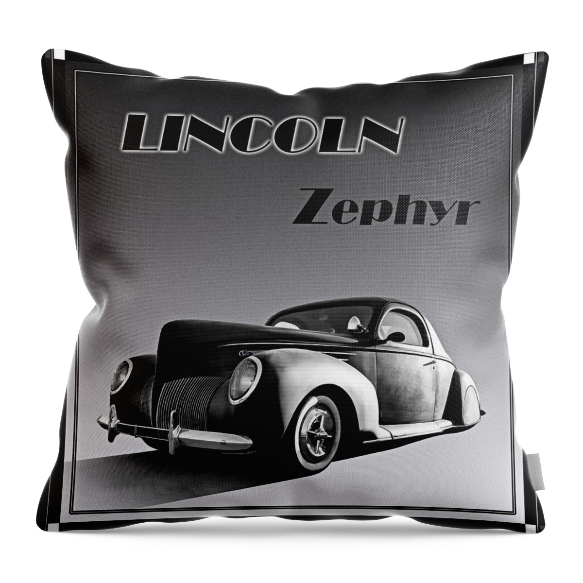 Transportation Throw Pillow featuring the digital art Zephyr by Douglas Pittman