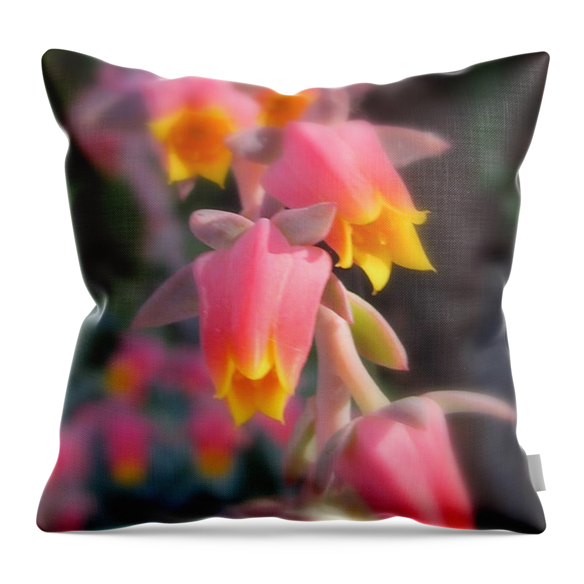 Flower Throw Pillow featuring the photograph Compelled by Tina Marie