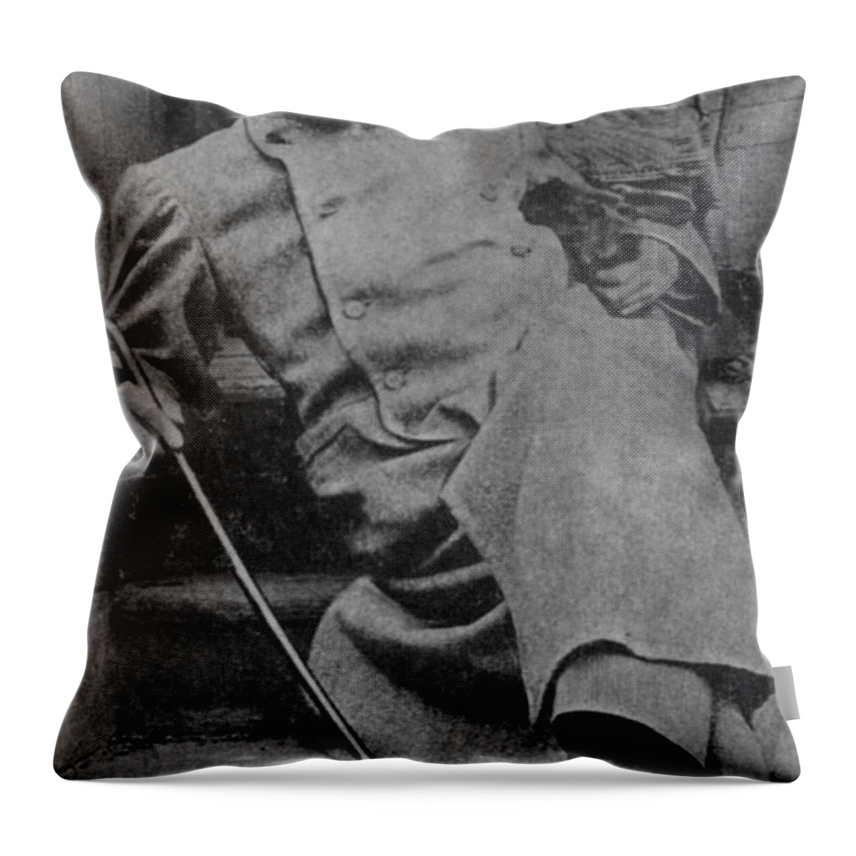 History Throw Pillow featuring the photograph Anton Chekhov, Russian Physician by Photo Researchers