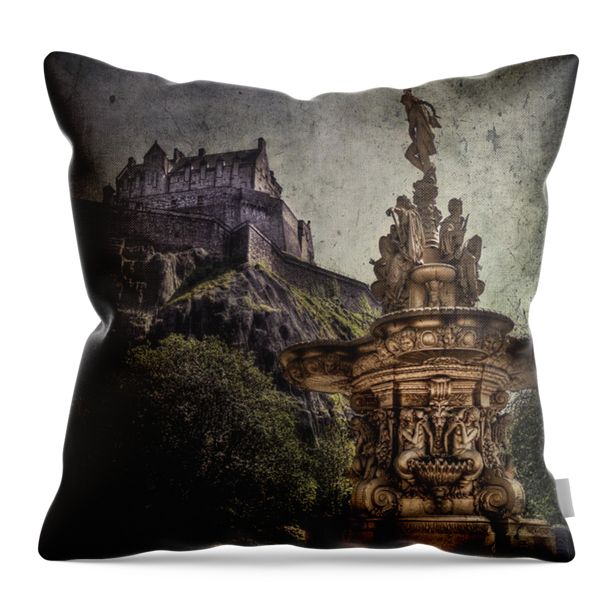 Edinburgh Throw Pillow featuring the photograph Bound For Glory by Evelina Kremsdorf