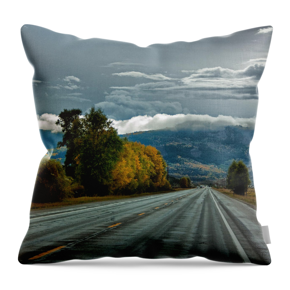 Rocky Mountains Throw Pillow featuring the photograph High in Colorado by Farol Tomson