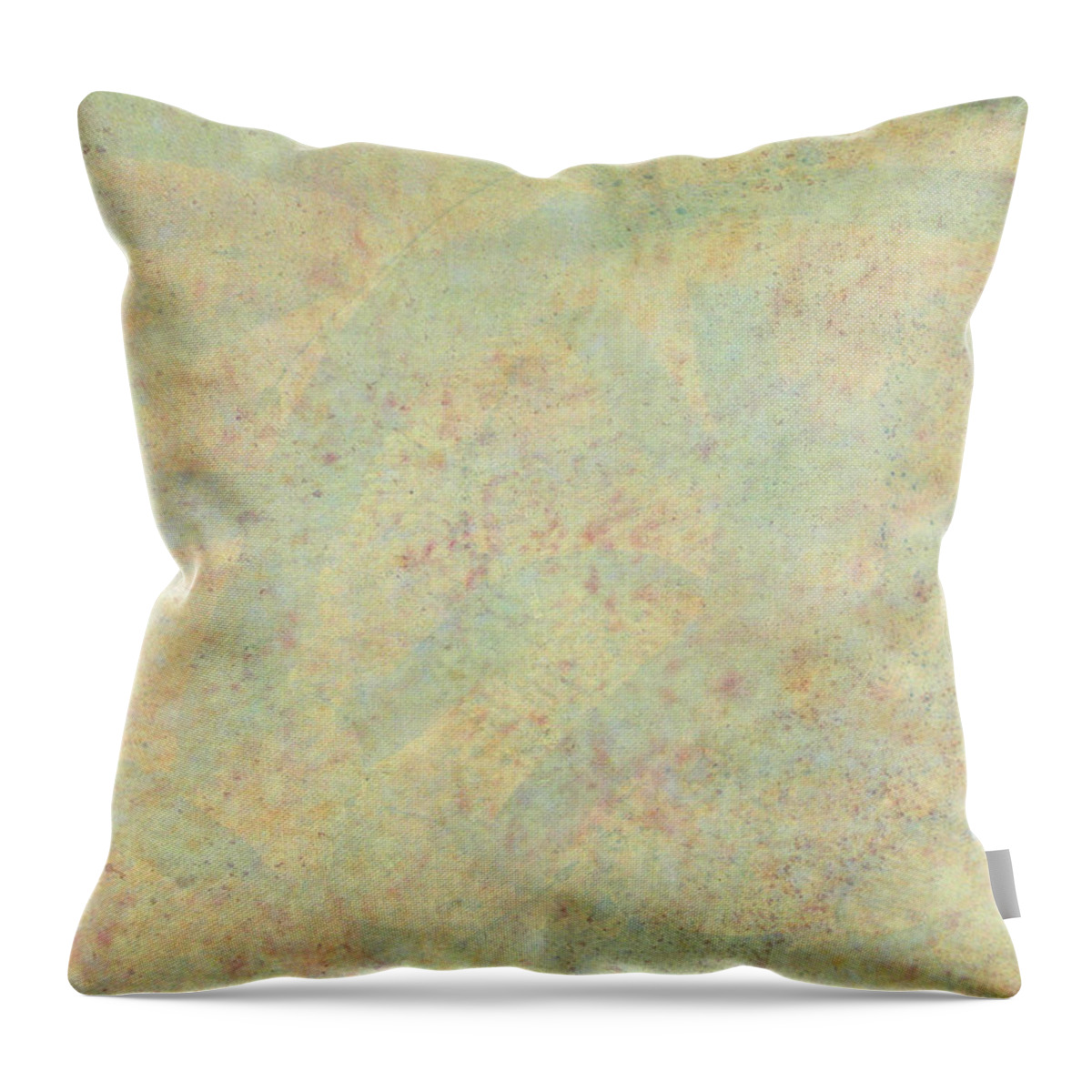 Minimal Throw Pillow featuring the painting Minimal number 4 by James W Johnson