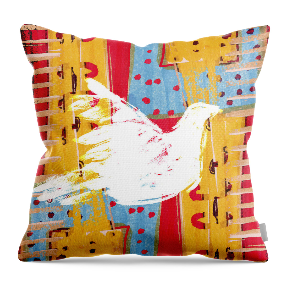 Peace Throw Pillow featuring the photograph Peace Dove 2 by Carol Leigh