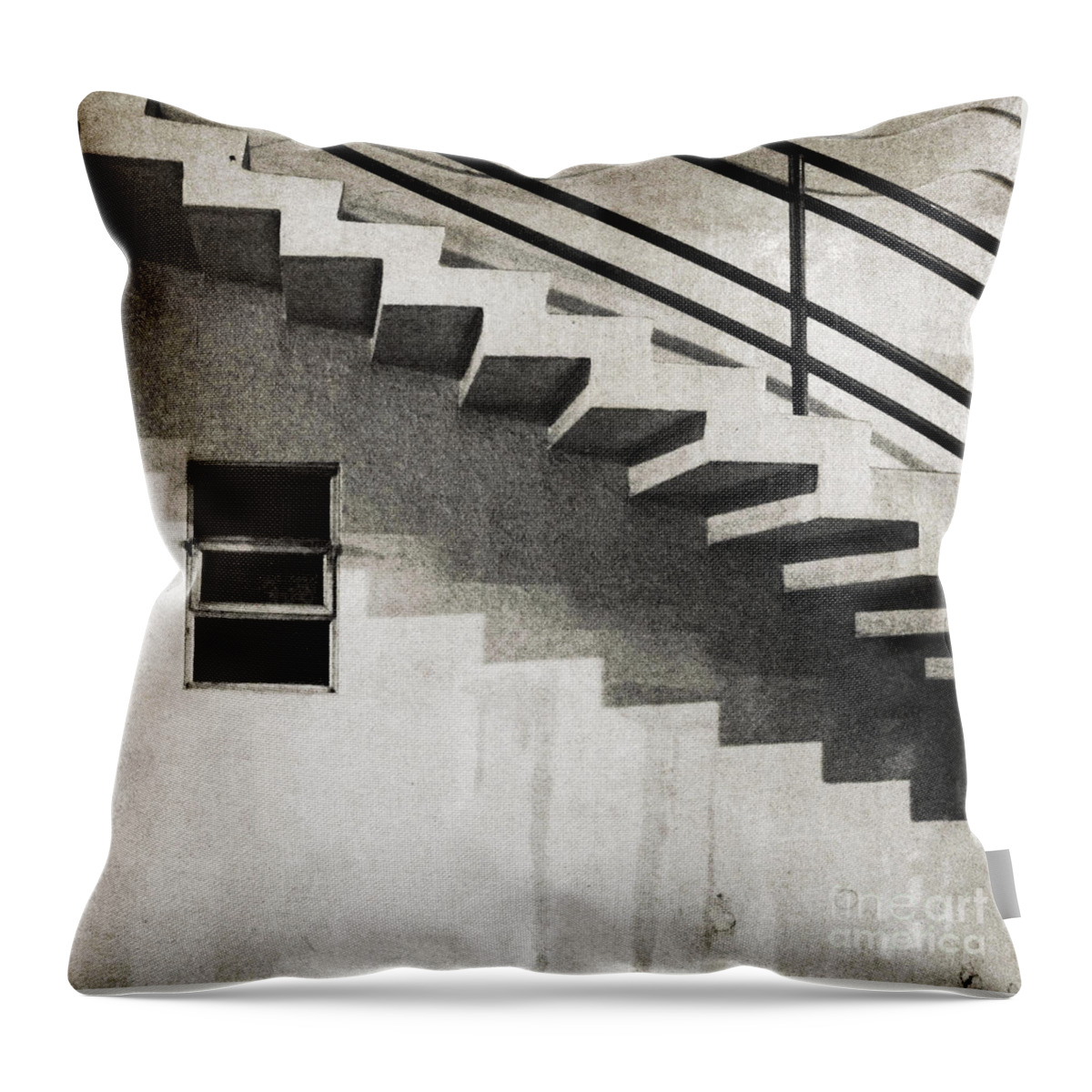Window Throw Pillow featuring the photograph Secret Passage by Linda Woods