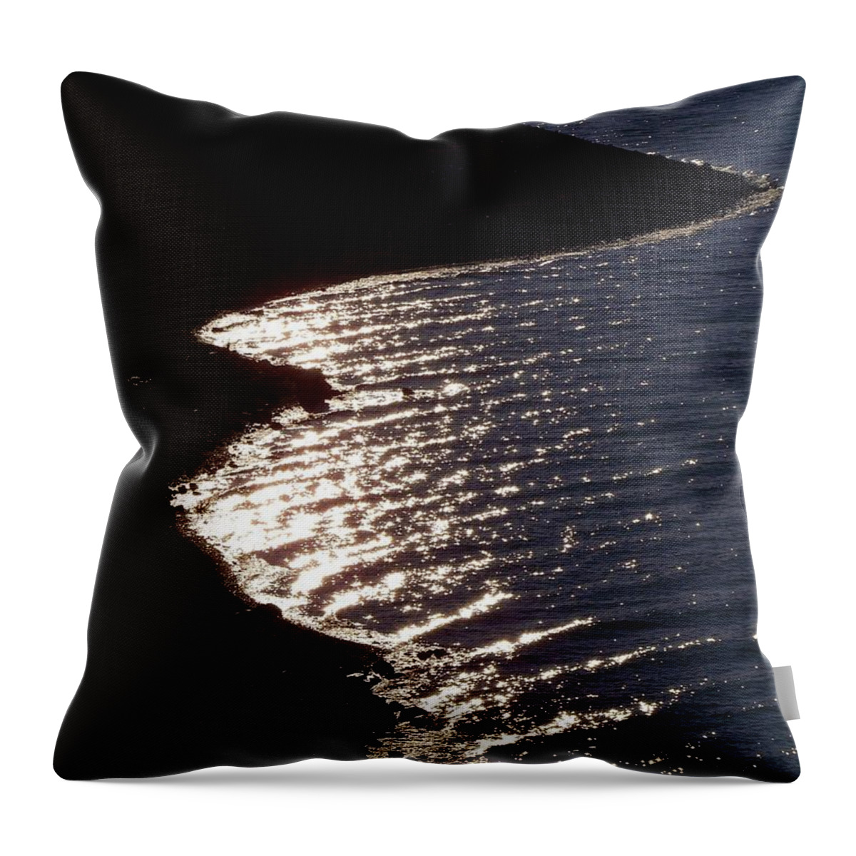 Water Throw Pillow featuring the photograph Shining Shoreline by Dorrene BrownButterfield