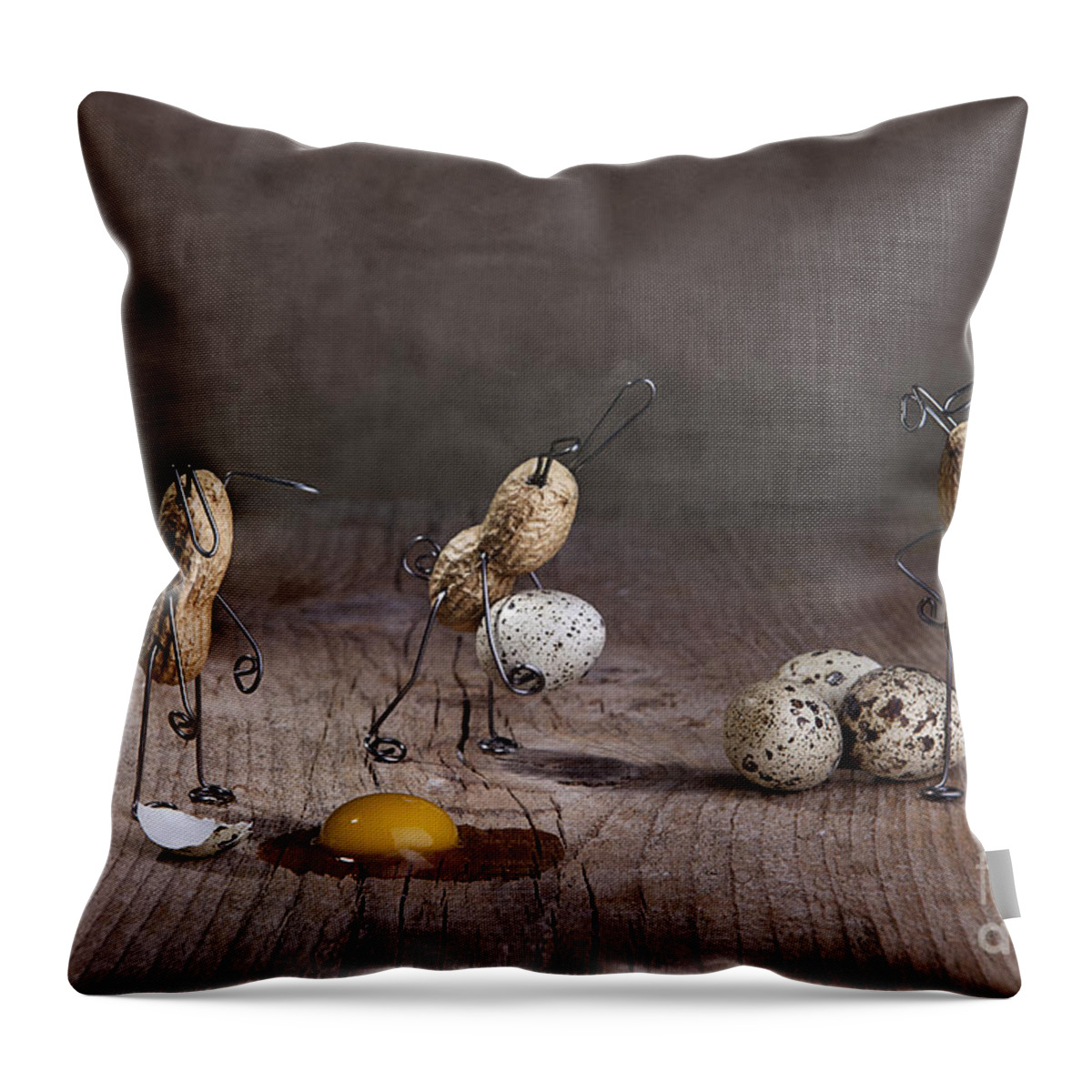 Easter Throw Pillow featuring the photograph Simple Things Easter 06 by Nailia Schwarz