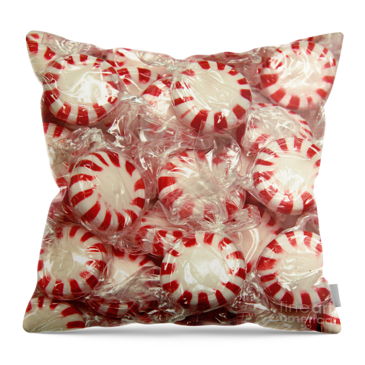 Pillow Decorative Throw Peppermint Candies