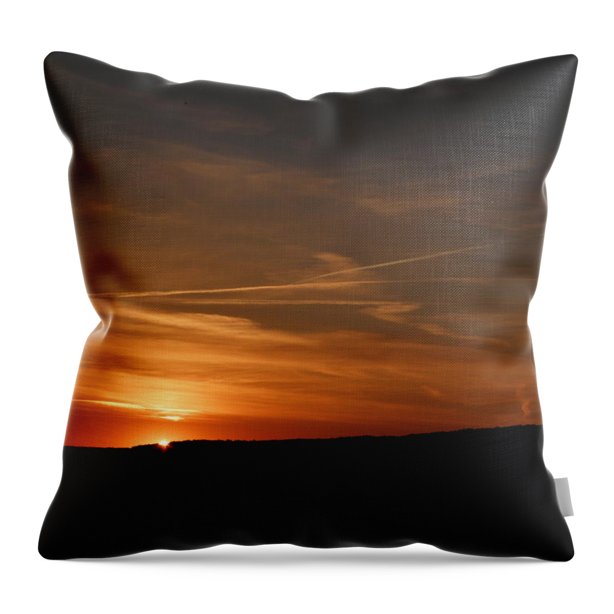 Sundown Throw Pillow featuring the photograph Twists And Turns At Sundown by Kim Galluzzo Wozniak