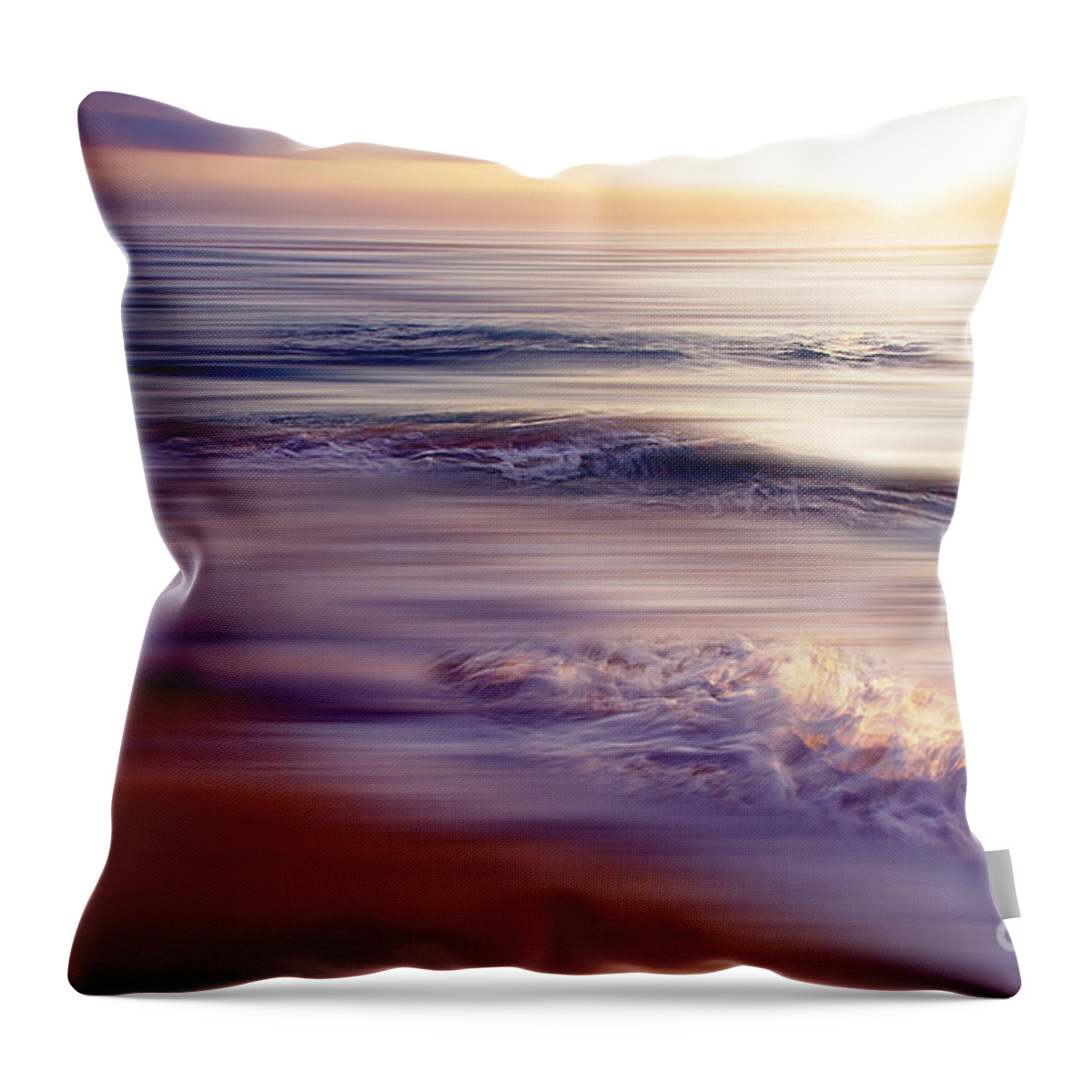 Sea Throw Pillow featuring the photograph Violet Dream by Hannes Cmarits