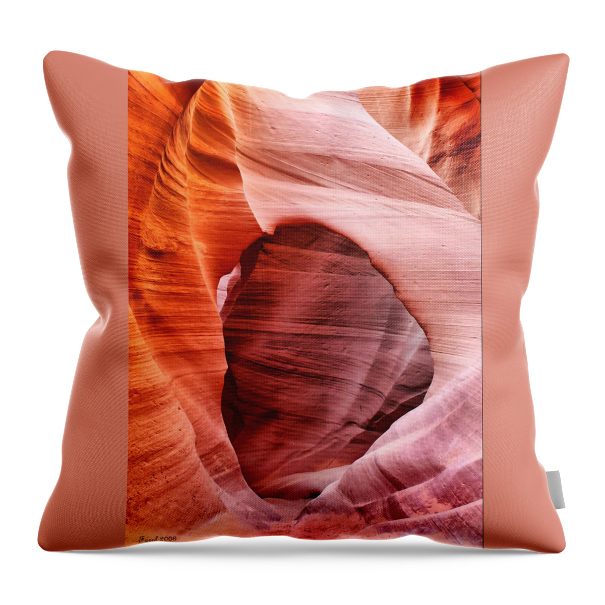 Wind Throw Pillow featuring the photograph Wind Tunnel by Farol Tomson