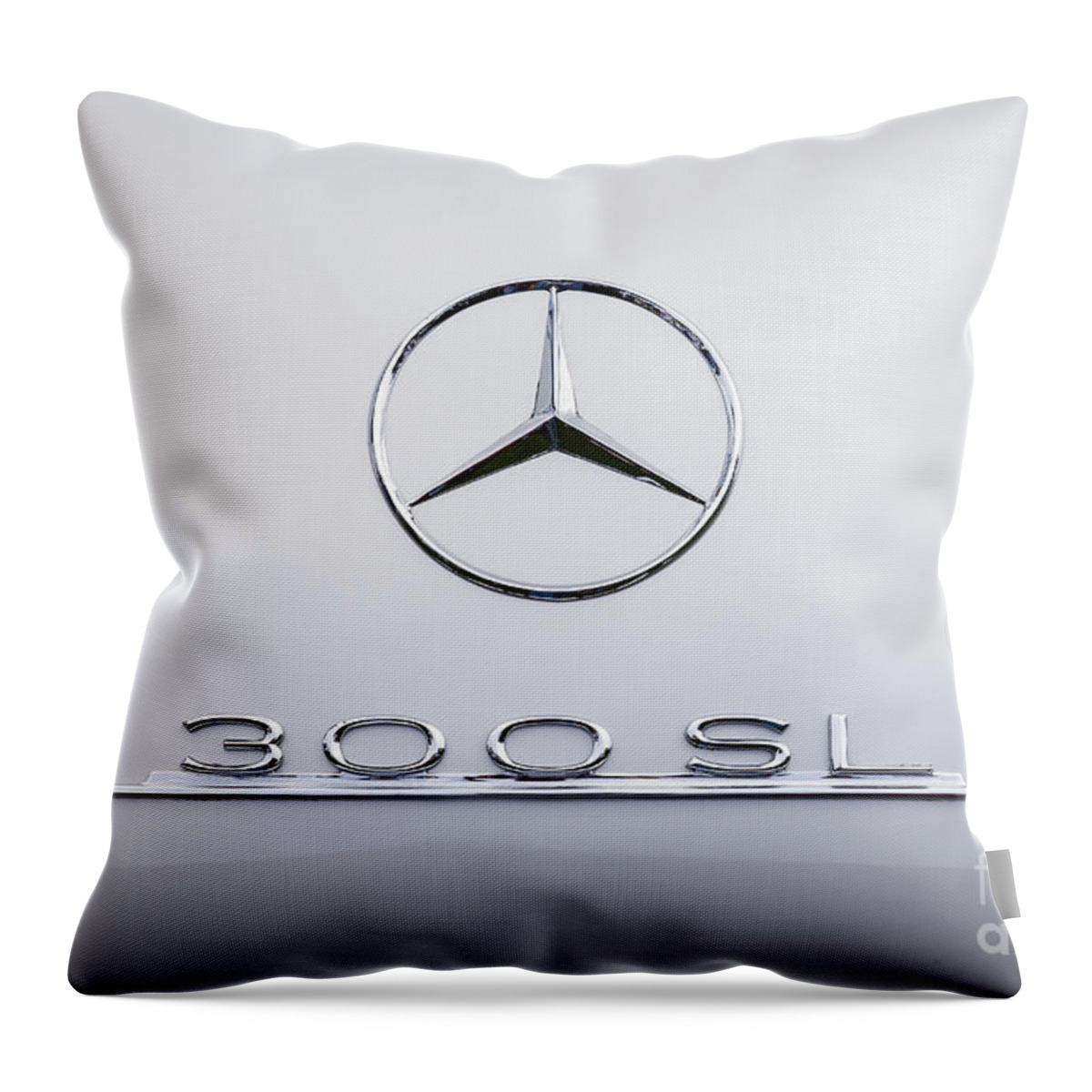 Mercedes Benz Throw Pillow featuring the photograph 300 Sl by Dennis Hedberg